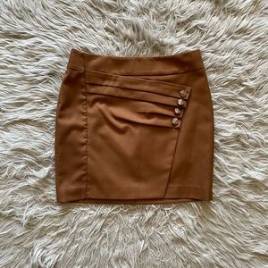 Classic H-line skirt_gold brown-S(2-4)